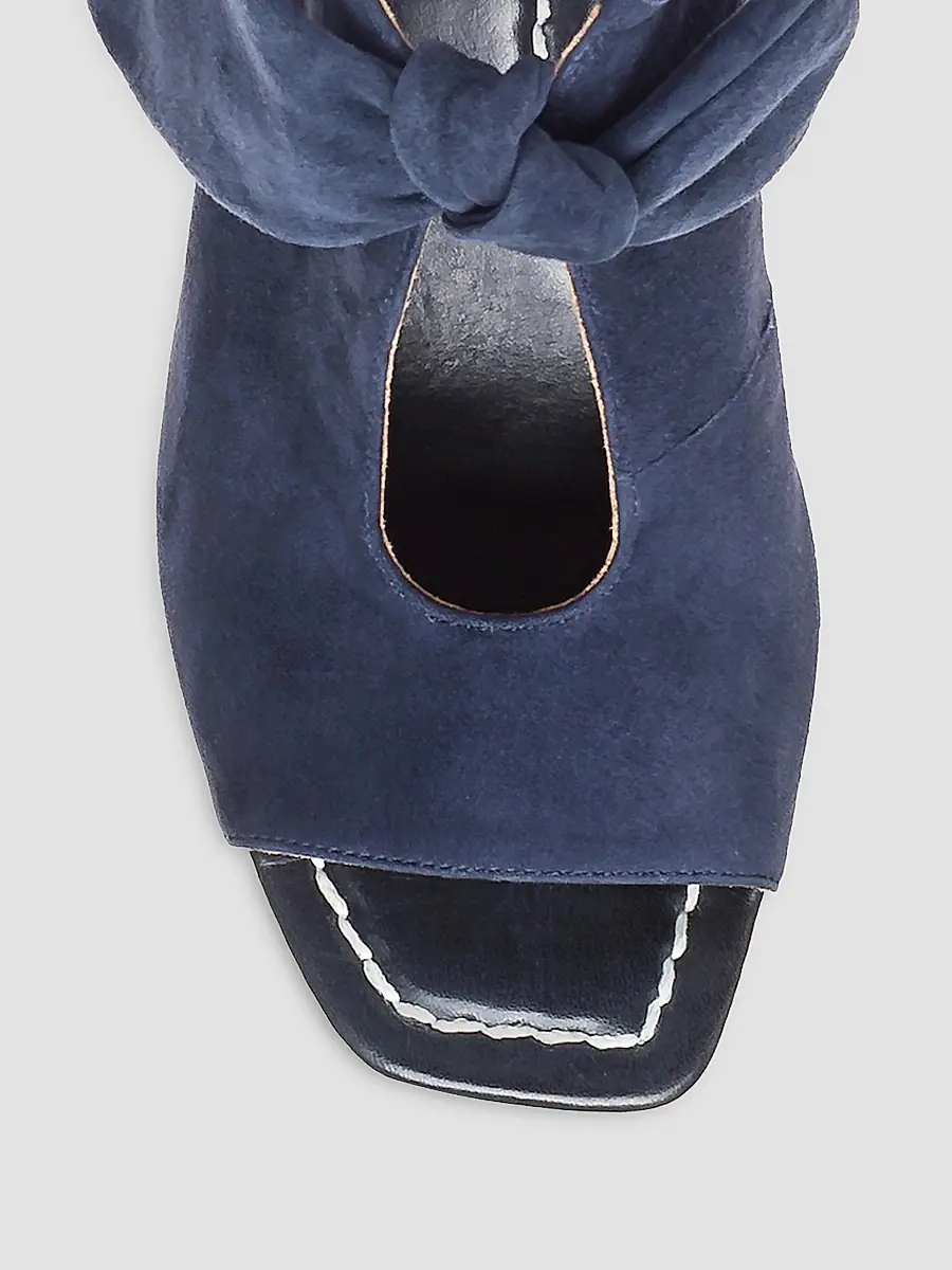 Bernardo Women's Lizzie Suede Sandal Booties | Thumbnail 4