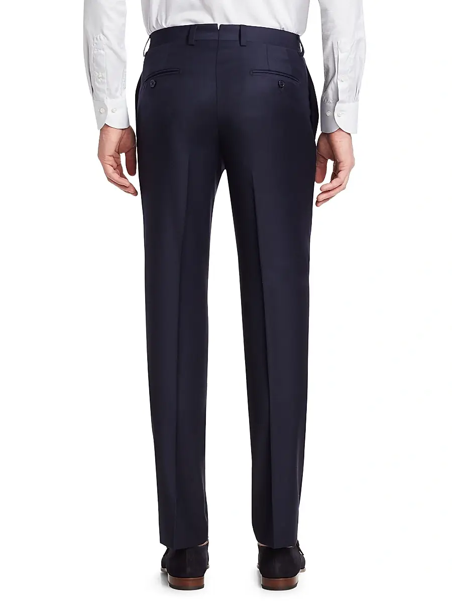 Saks Fifth Avenue Men's COLLECTION Wool Trousers | Thumbnail 5 Saks Fifth Avenue Men's COLLECTION Wool Trousers | Thumbnail 5