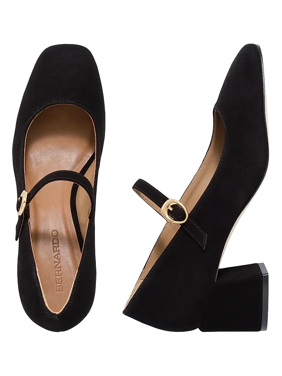 Bernardo Women's Ancona Mary Jane Block Heels | Thumbnail 8