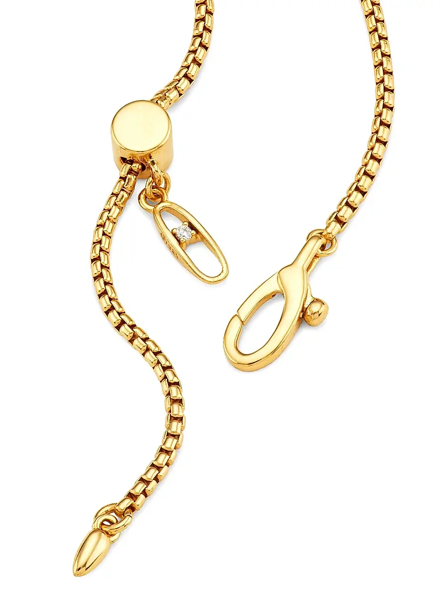 Adriana Orsini Women's Naomi 18K-Gold-Plated & Cubic Zirconia Y-Necklace - Gold | Thumbnail 3 Adriana Orsini Women's Naomi 18K-Gold-Plated & Cubic Zirconia Y-Necklace - Gold | Thumbnail 3