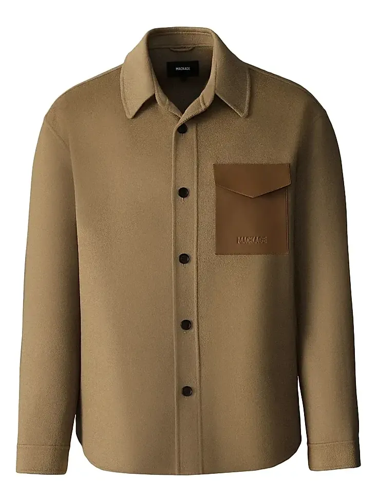 Men's Emmanuel Wool Overshirt Men's Emmanuel Wool Overshirt