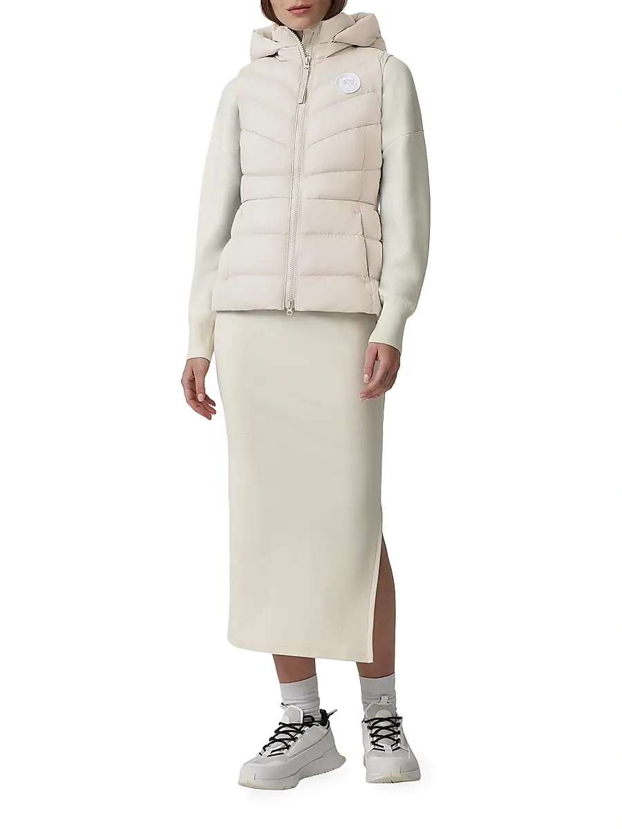 Canada Goose Women's Clair Down Vest - Linen | Thumbnail 2 Canada Goose Women's Clair Down Vest - Linen | Thumbnail 2