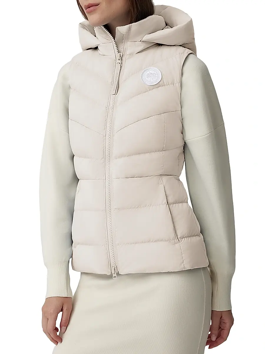 Canada Goose Women's Clair Down Vest - Linen | Thumbnail 5 Canada Goose Women's Clair Down Vest - Linen | Thumbnail 5
