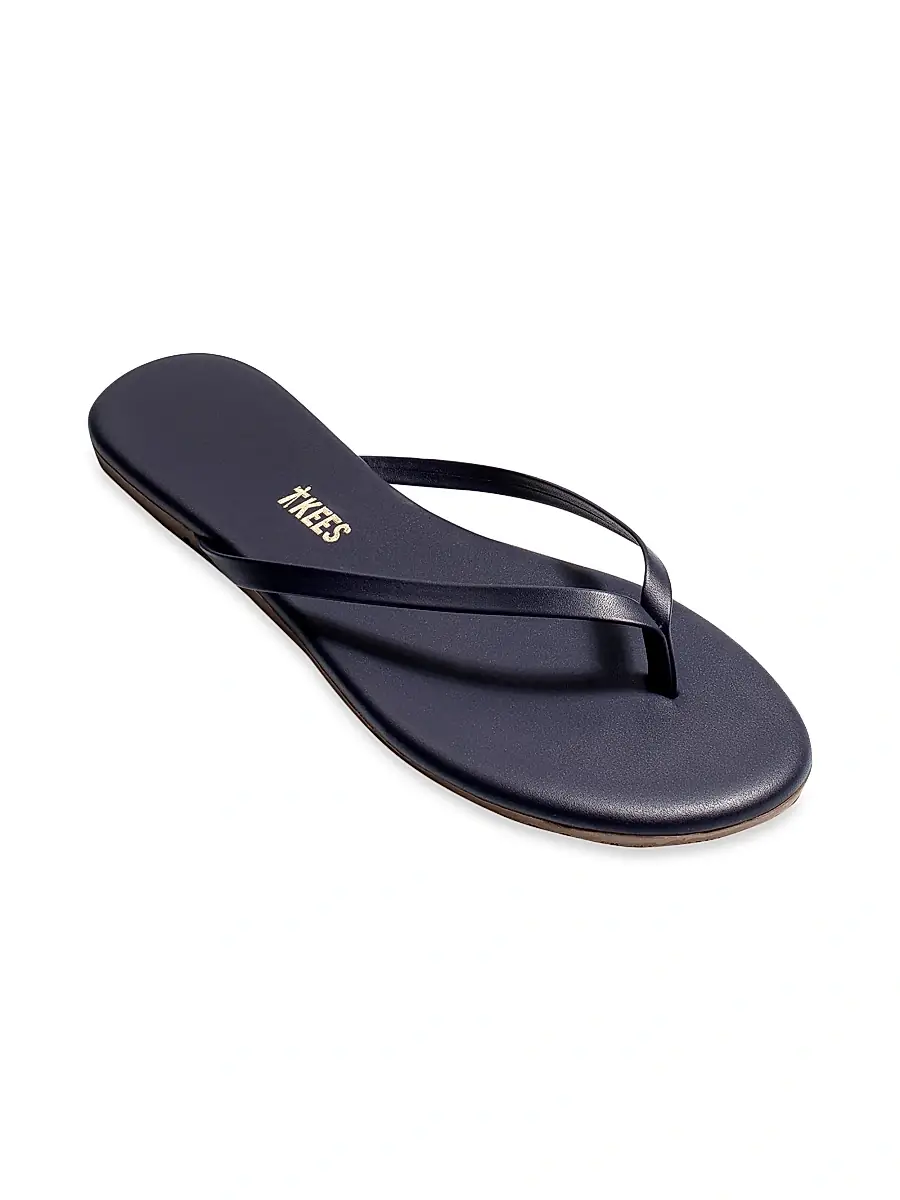 TKEES Women's Leather Thong Sandals | Thumbnail 2