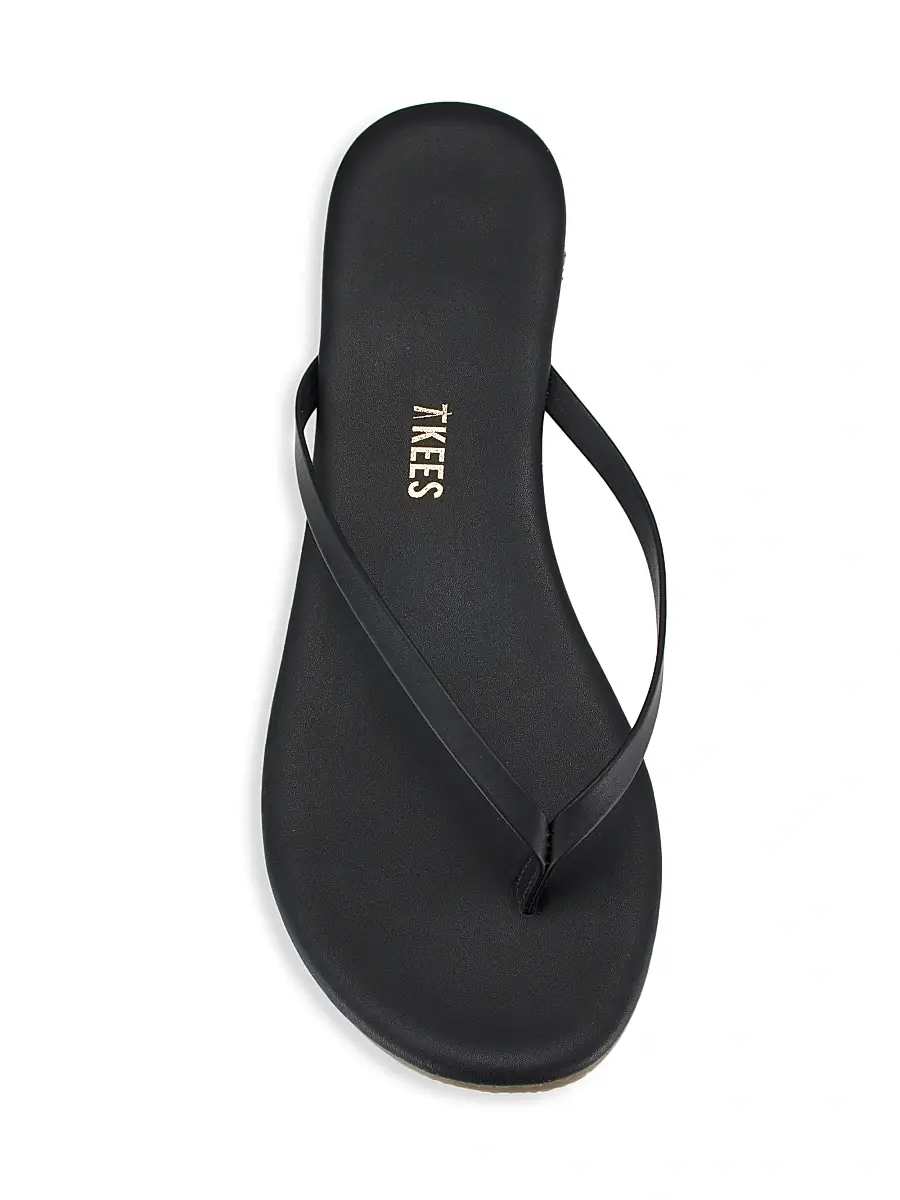 TKEES Women's Leather Thong Sandals | Thumbnail 5