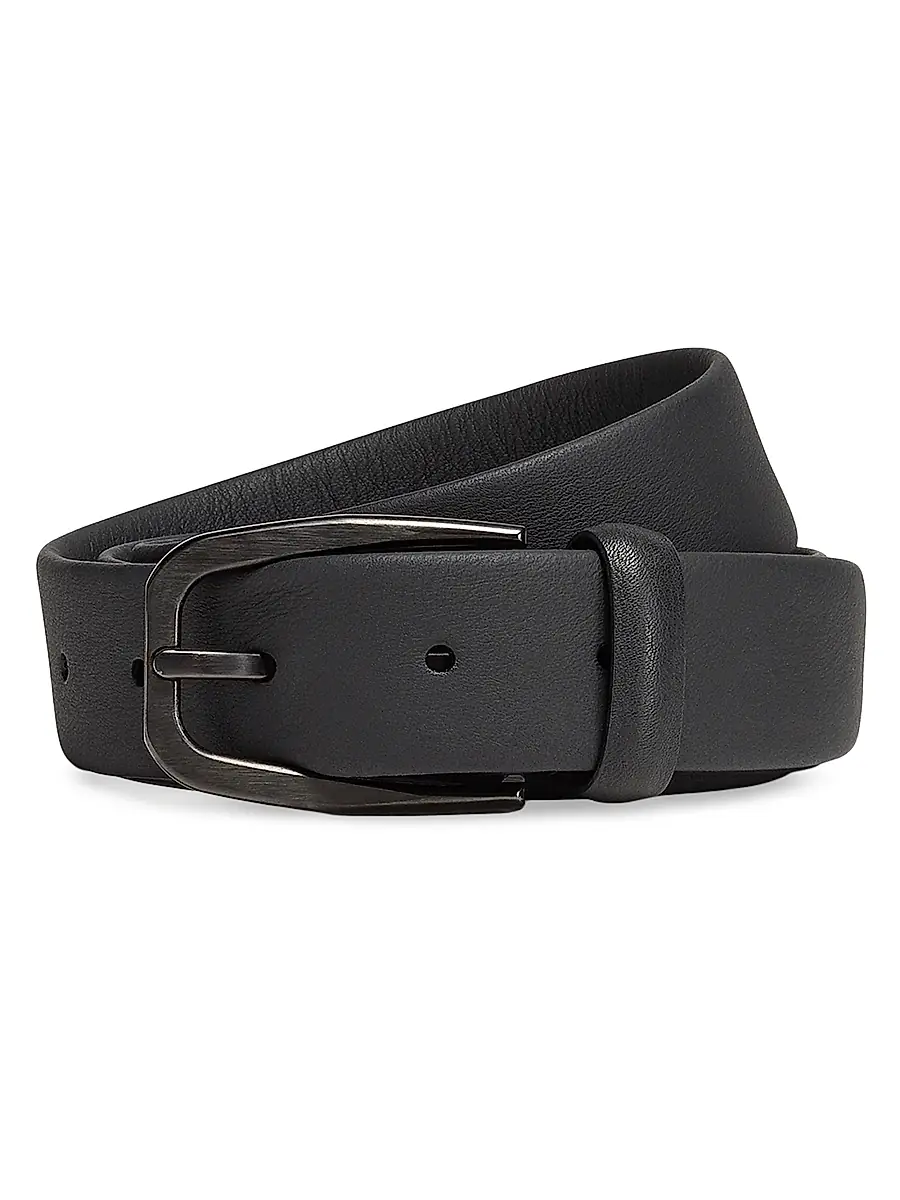 Zegna Men's Leather Belt | Image 1 Zegna Men's Leather Belt | Image 1