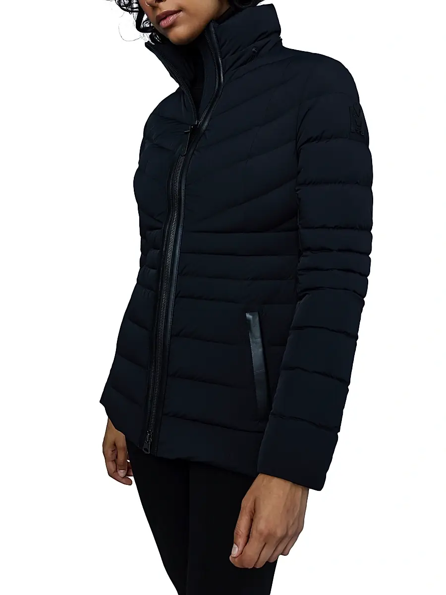 Mackage Women's Patsy Hooded Stretch Down Jacket - Black | Thumbnail 6 Mackage Women's Patsy Hooded Stretch Down Jacket - Black | Thumbnail 6