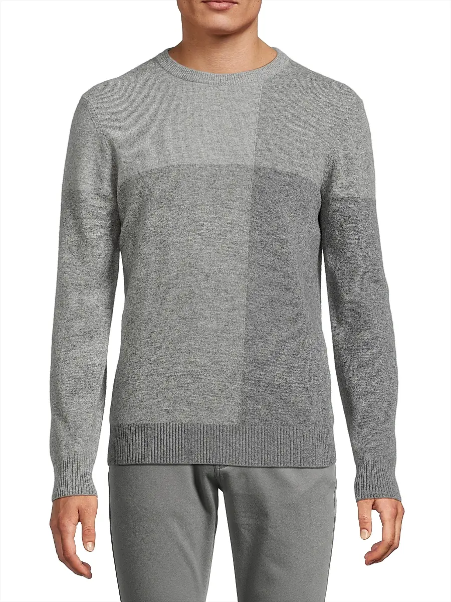 Robert Barakett Men's Golden Wool Crewneck Sweater | Thumbnail 3 Robert Barakett Men's Golden Wool Crewneck Sweater | Thumbnail 3