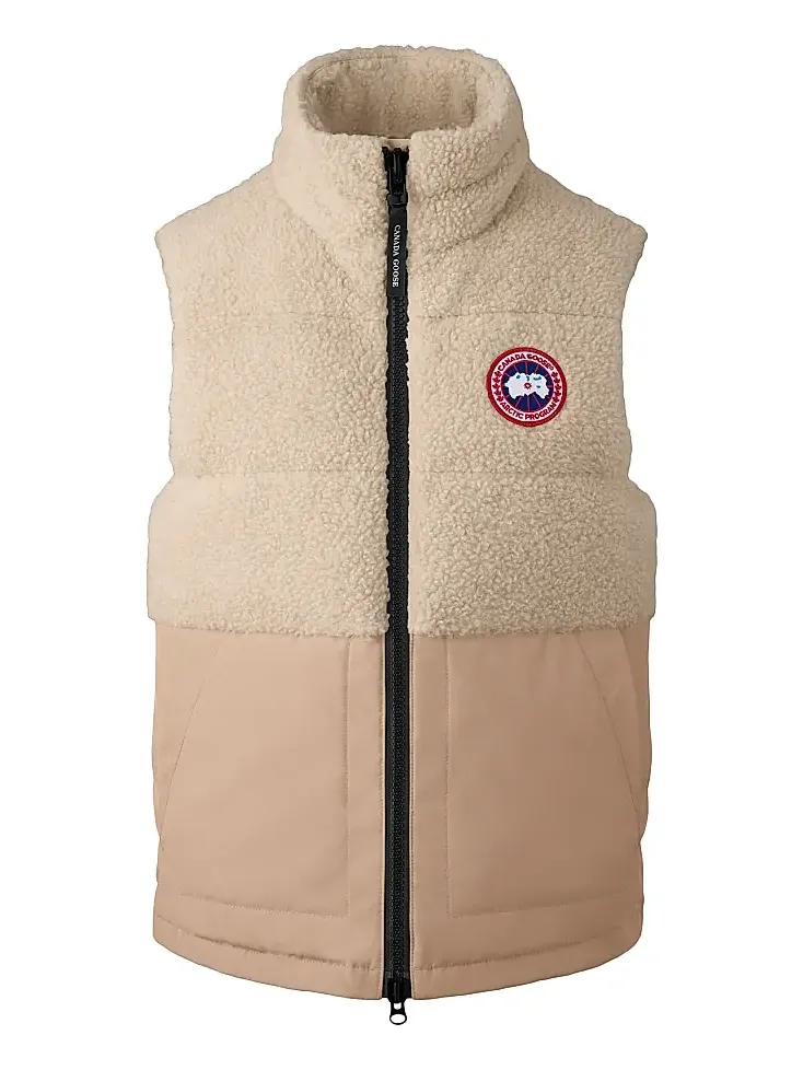 Canada Goose Women's Elora Mixed-Media Zip-Up Vest