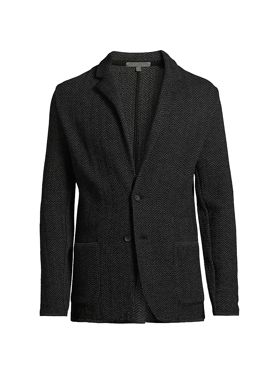 Robert Barakett Men's Fortezza Wool Sport Jacket - Black | Image 1 Robert Barakett Men's Fortezza Wool Sport Jacket - Black | Image 1