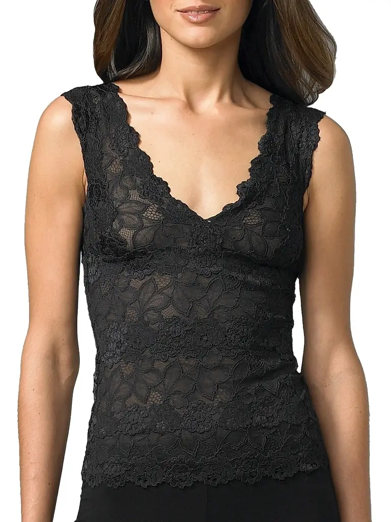 Women's Rose Parfait Tank - Black