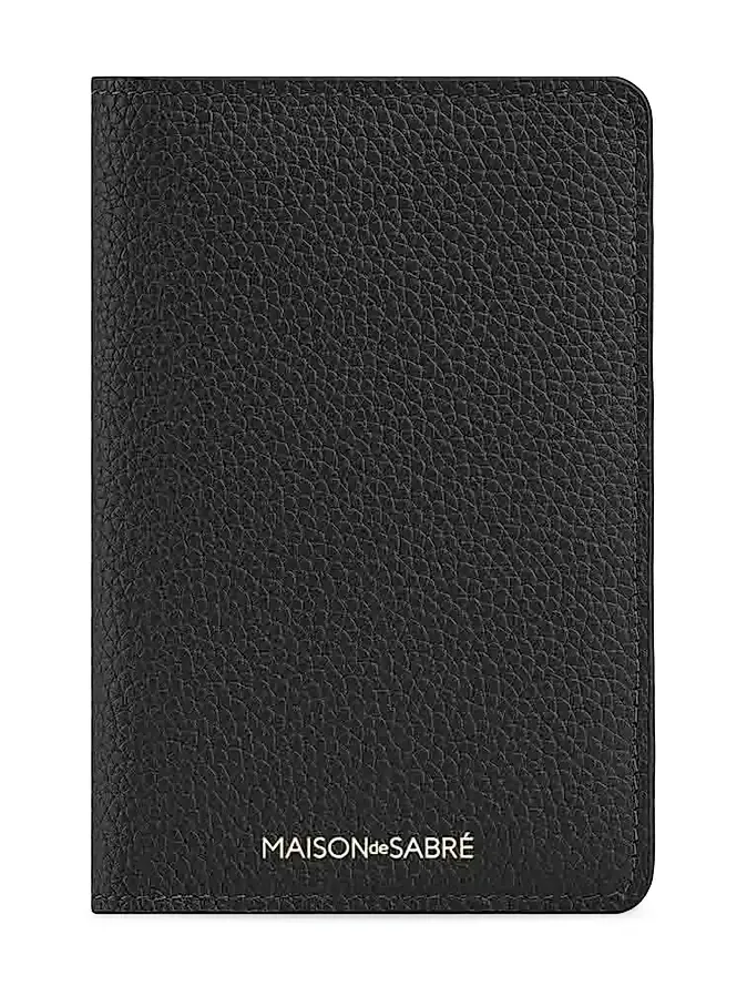 MAISON de SABRÉ Unisex Leather Passport Holder