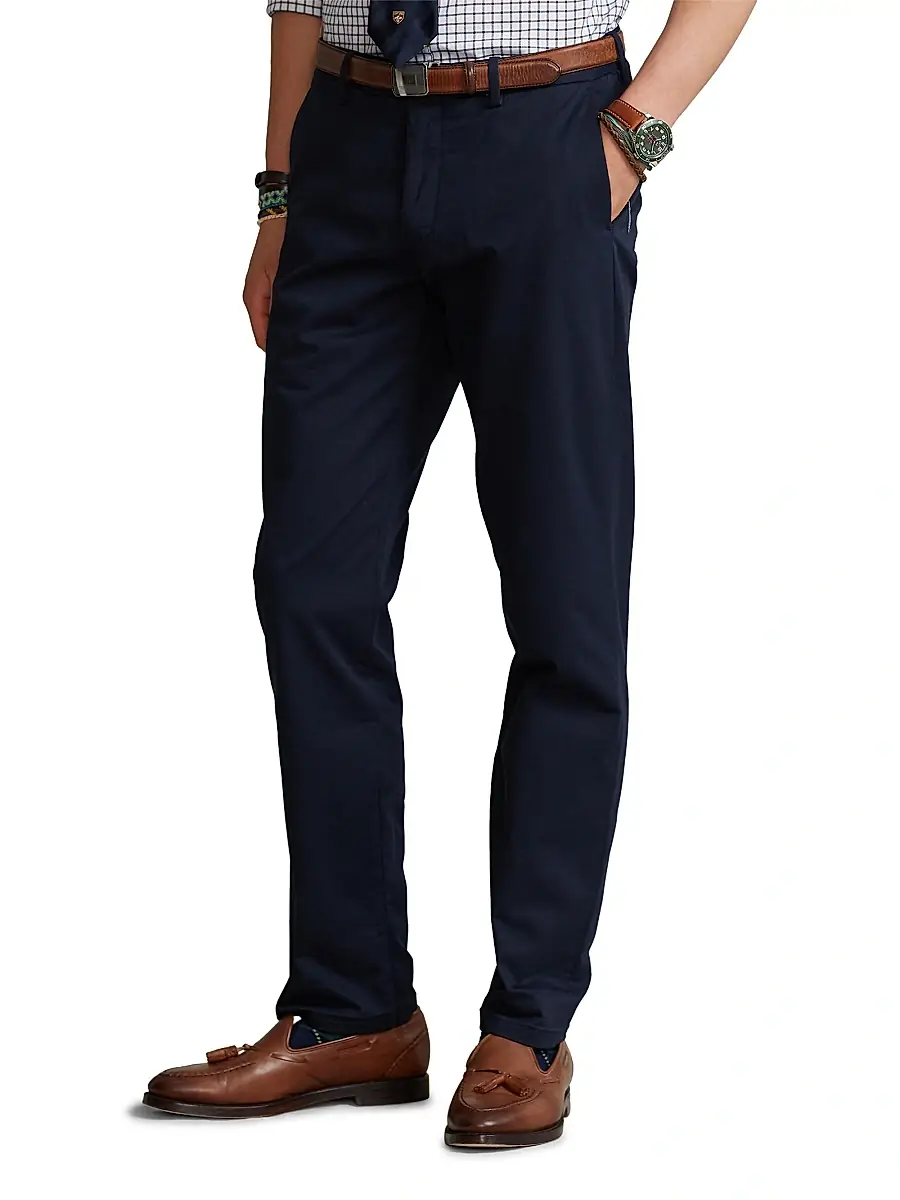 Polo Ralph Lauren Men's Stretch Straight-Fit Chino Pants | Thumbnail 3 Polo Ralph Lauren Men's Stretch Straight-Fit Chino Pants | Thumbnail 3