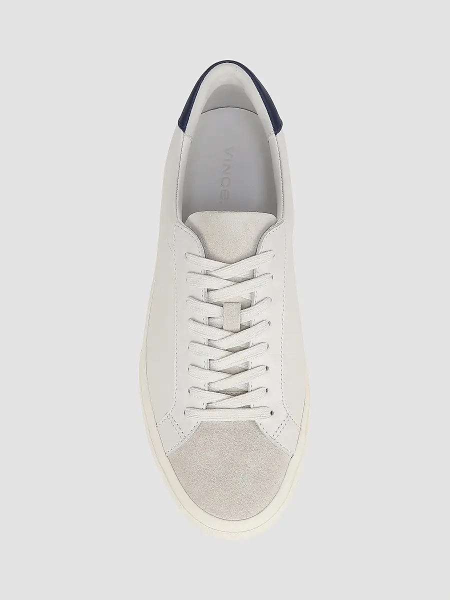 Vince Men's Fulton Leather Oxford Sneakers | Thumbnail 4 Vince Men's Fulton Leather Oxford Sneakers | Thumbnail 4