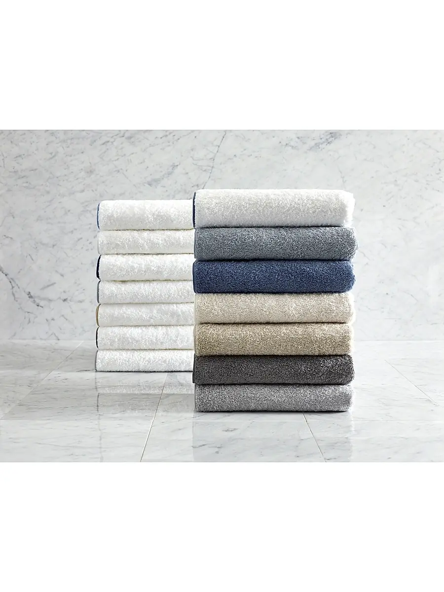 Matouk Cairo Towels Collection - White Bath Towel | Image 1 Matouk Cairo Towels Collection - White Bath Towel | Image 1