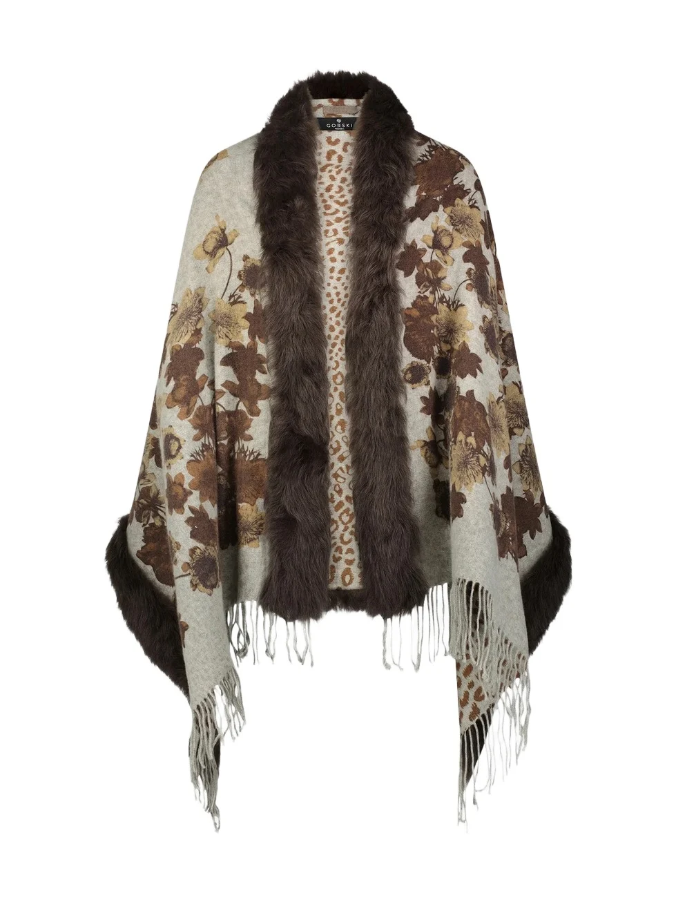 Gorski Women's Double Face Cashmere Stole