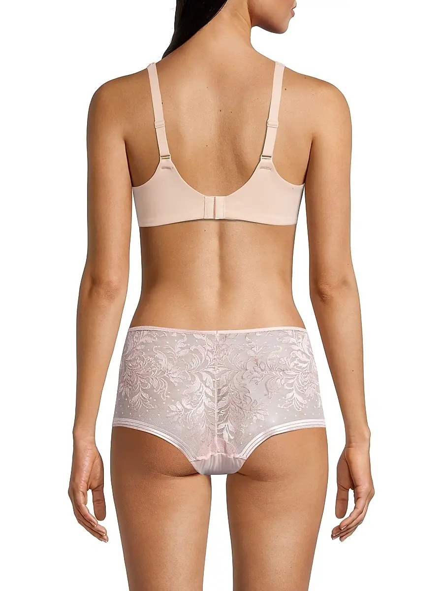 Wacoal Women's Softly Styled Lace-Trim Underwire Bra - Rose Dust | Thumbnail 4 Wacoal Women's Softly Styled Lace-Trim Underwire Bra - Rose Dust | Thumbnail 4