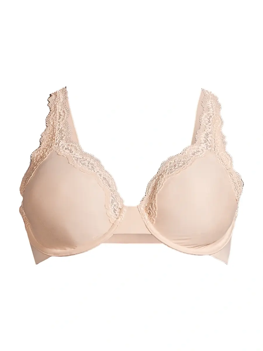 Wacoal Women's Softly Styled Lace-Trim Underwire Bra - Rose Dust | Image 1 Wacoal Women's Softly Styled Lace-Trim Underwire Bra - Rose Dust | Image 1