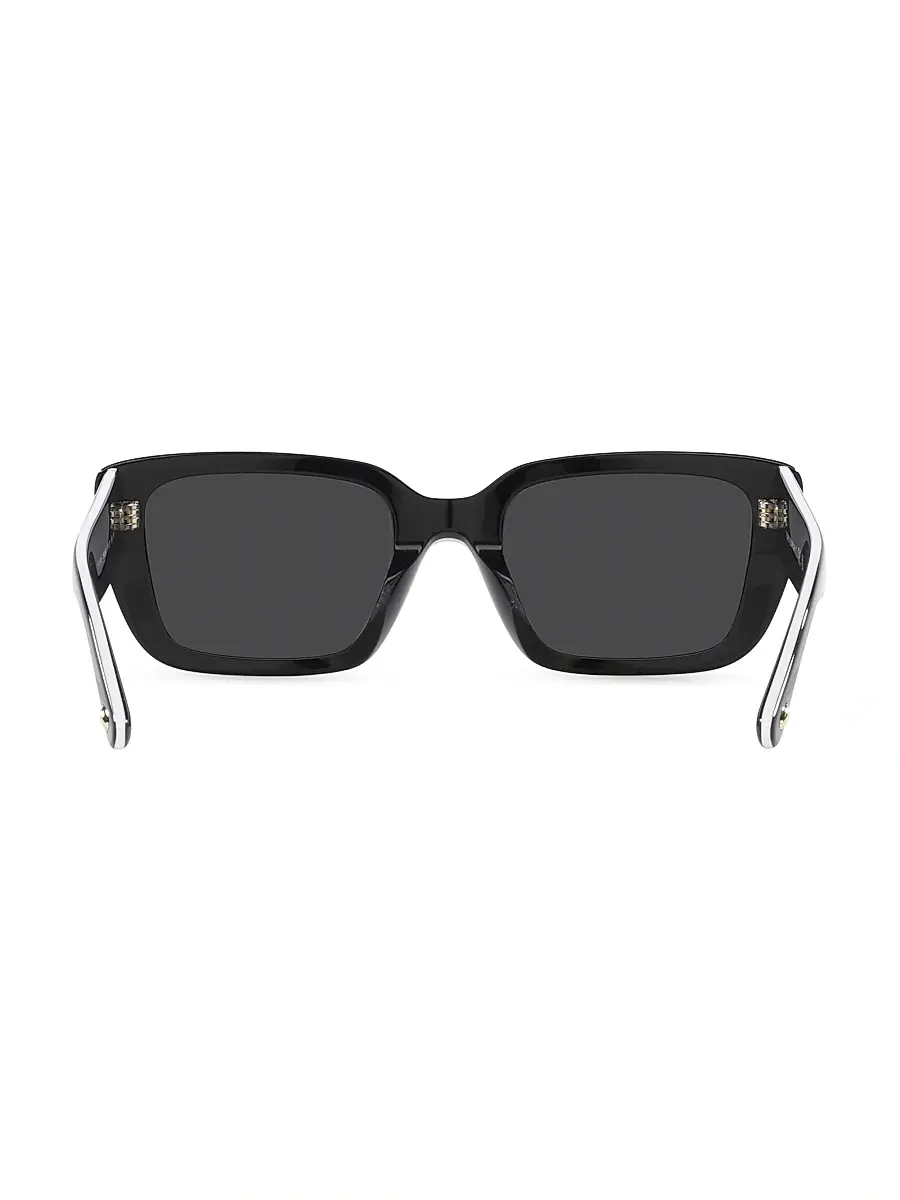 Tory Burch Women's 51MM Square Sunglasses - White | Thumbnail 6 Tory Burch Women's 51MM Square Sunglasses - White | Thumbnail 6