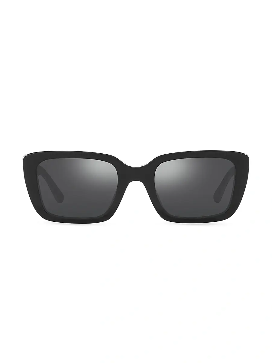 Women's 51MM Square Sunglasses - White Women's 51MM Square Sunglasses - White