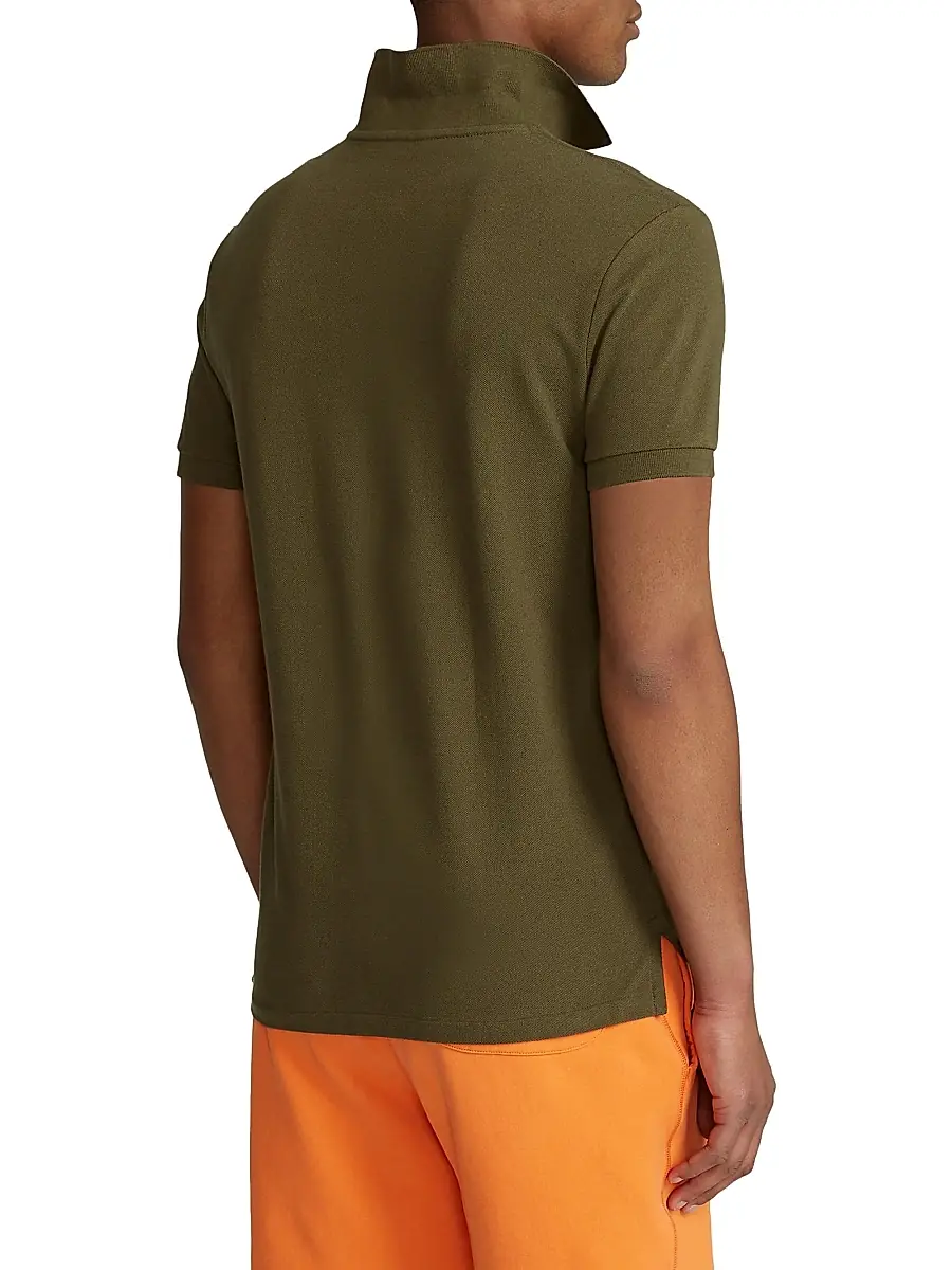 Polo Ralph Lauren Men's Mesh Classic-Fit Polo Shirt | Thumbnail 4