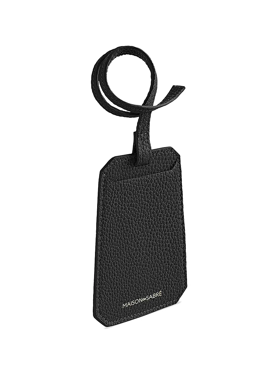 MAISON de SABRÉ Unisex Leather Luggage Tag | Thumbnail 3