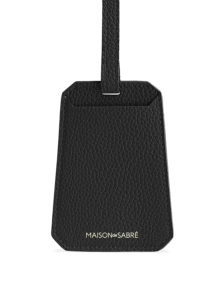 MAISON de SABRÉ Unisex Leather Luggage Tag | Thumbnail 4