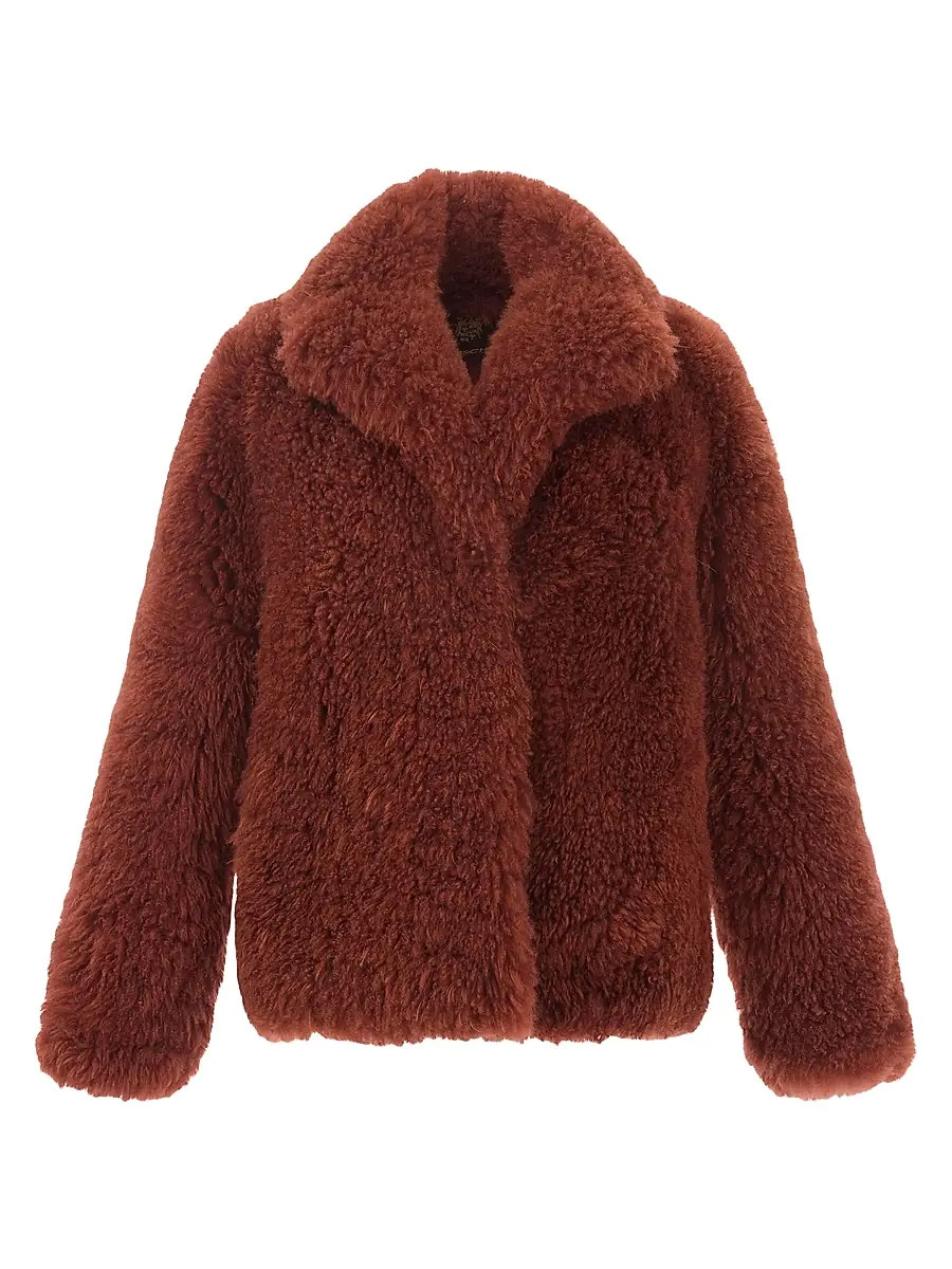 Gorski Women's Cashmere Goat Jacket - Caramel | Image 1 Gorski Women's Cashmere Goat Jacket - Caramel | Image 1
