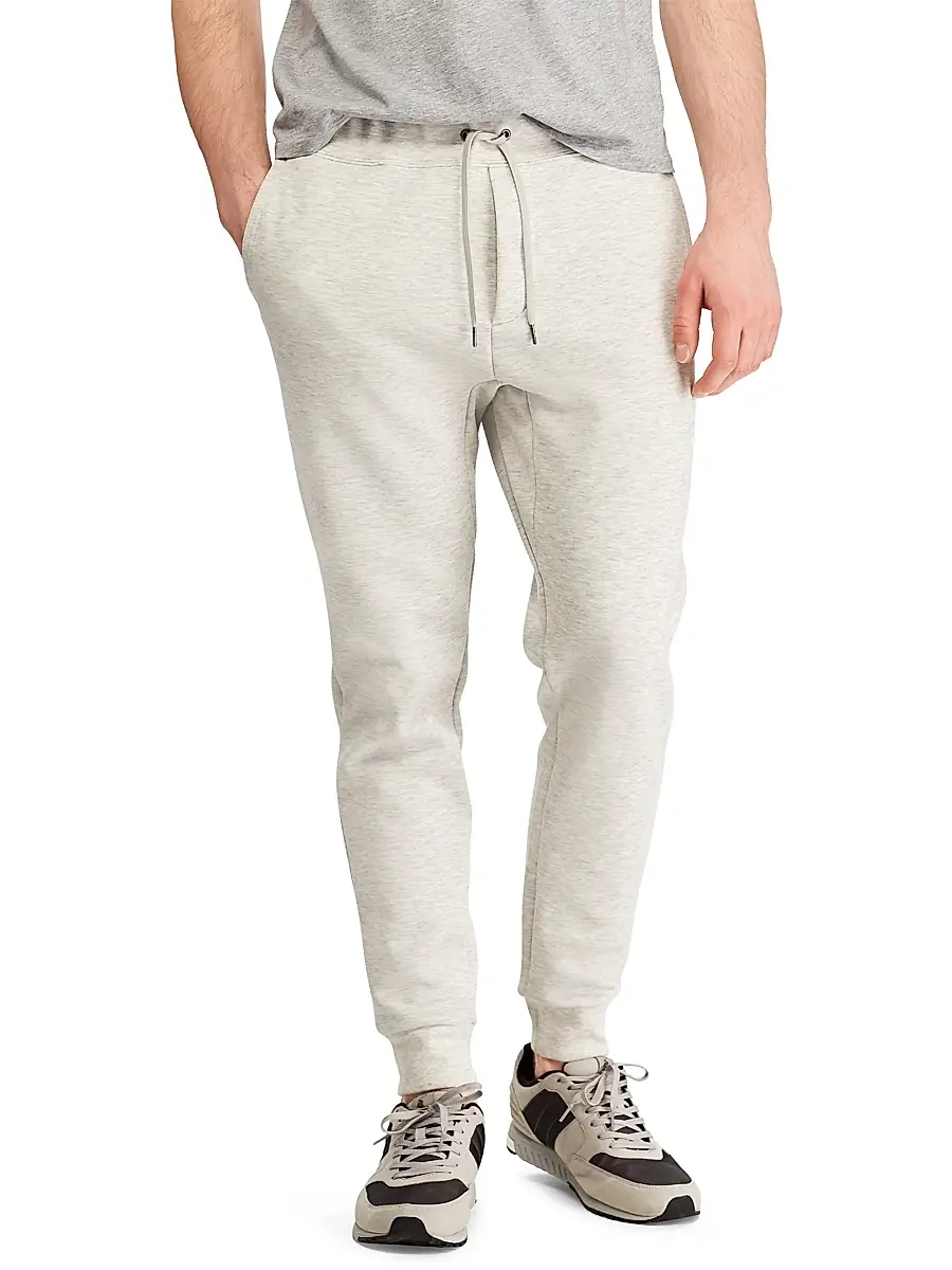 Polo Ralph Lauren Men's Cotton-Blend Drawstring Sweatpants - Grey Heather | Thumbnail 3
