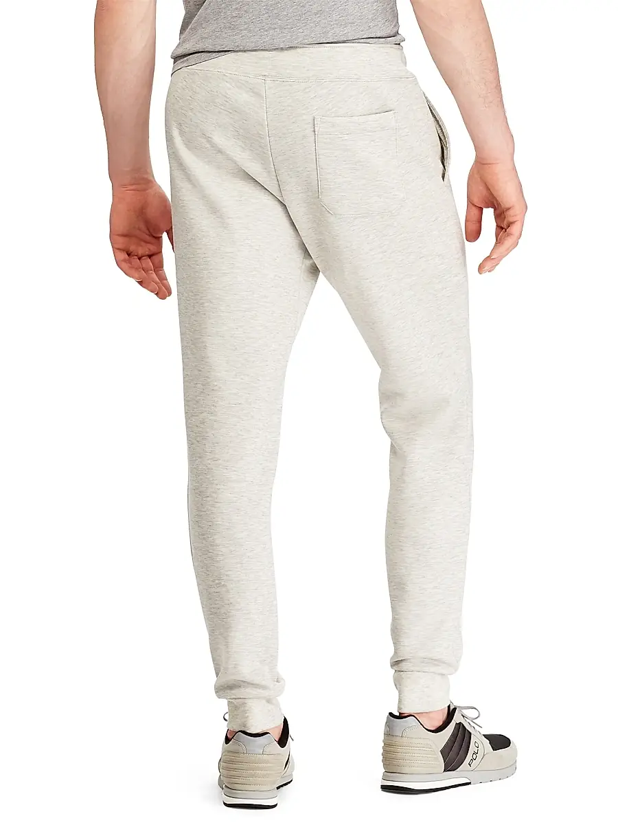 Polo Ralph Lauren Men's Cotton-Blend Drawstring Sweatpants - Grey Heather | Thumbnail 4