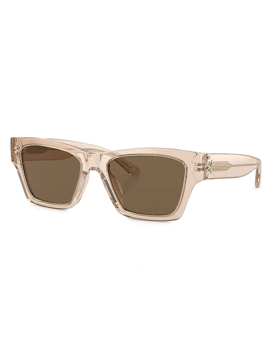 Tory Burch Women's 52MM Square Sunglasses - Transparent | Thumbnail 2 Tory Burch Women's 52MM Square Sunglasses - Transparent | Thumbnail 2