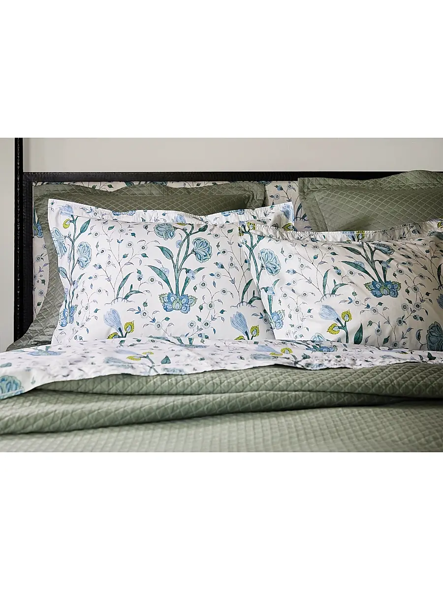 Matouk Khilana Duvet Cover & Sham Collection - Blue | Thumbnail 9 Matouk Khilana Duvet Cover & Sham Collection - Blue | Thumbnail 9