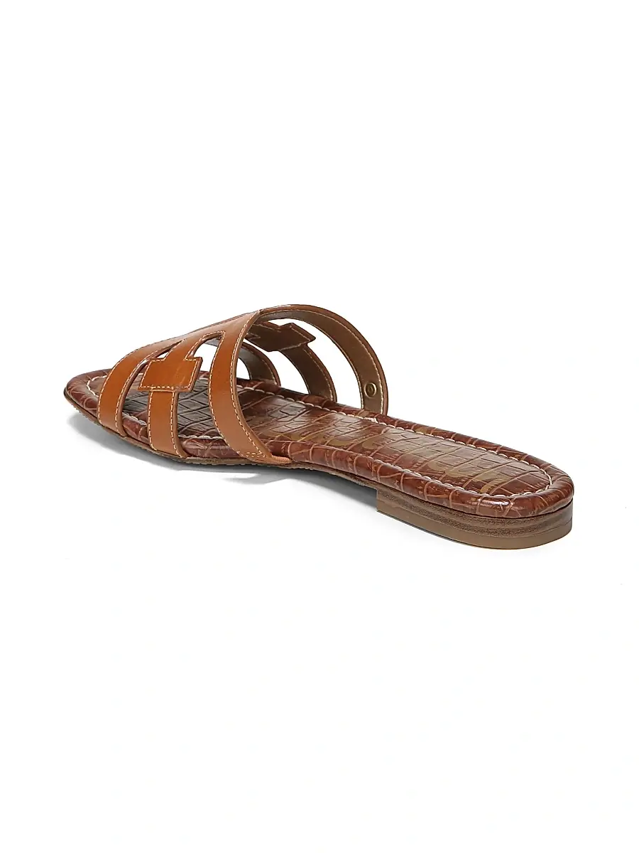 Sam Edelman Women's Bay Flat Leather Sandals | Thumbnail 3
