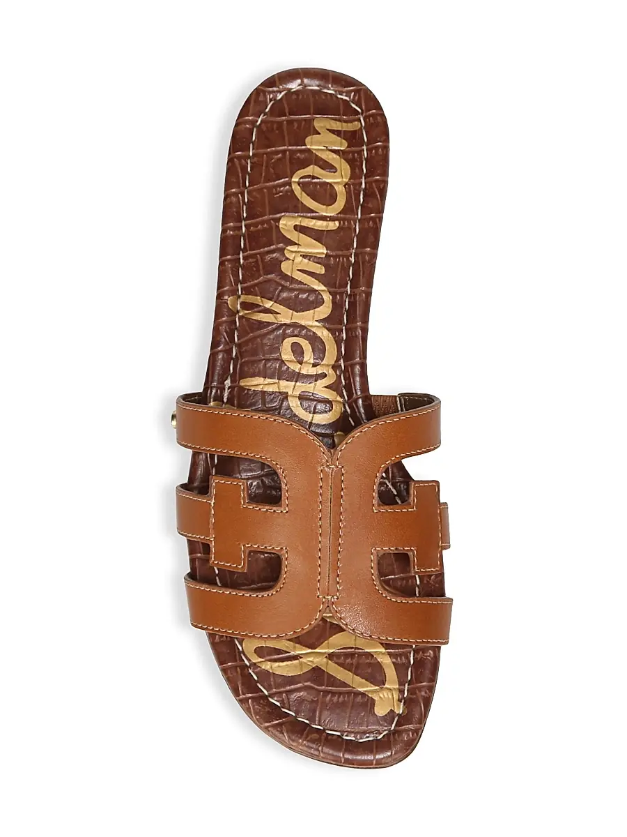 Sam Edelman Women's Bay Flat Leather Sandals | Thumbnail 5