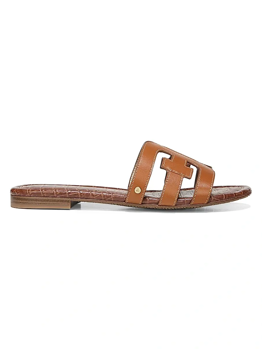 Sam Edelman Women's Bay Flat Leather Sandals