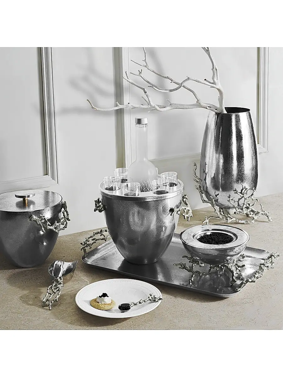 Michael Aram Ocean Reef Ocean Reef Caviar Dish & Spoon | Thumbnail 7