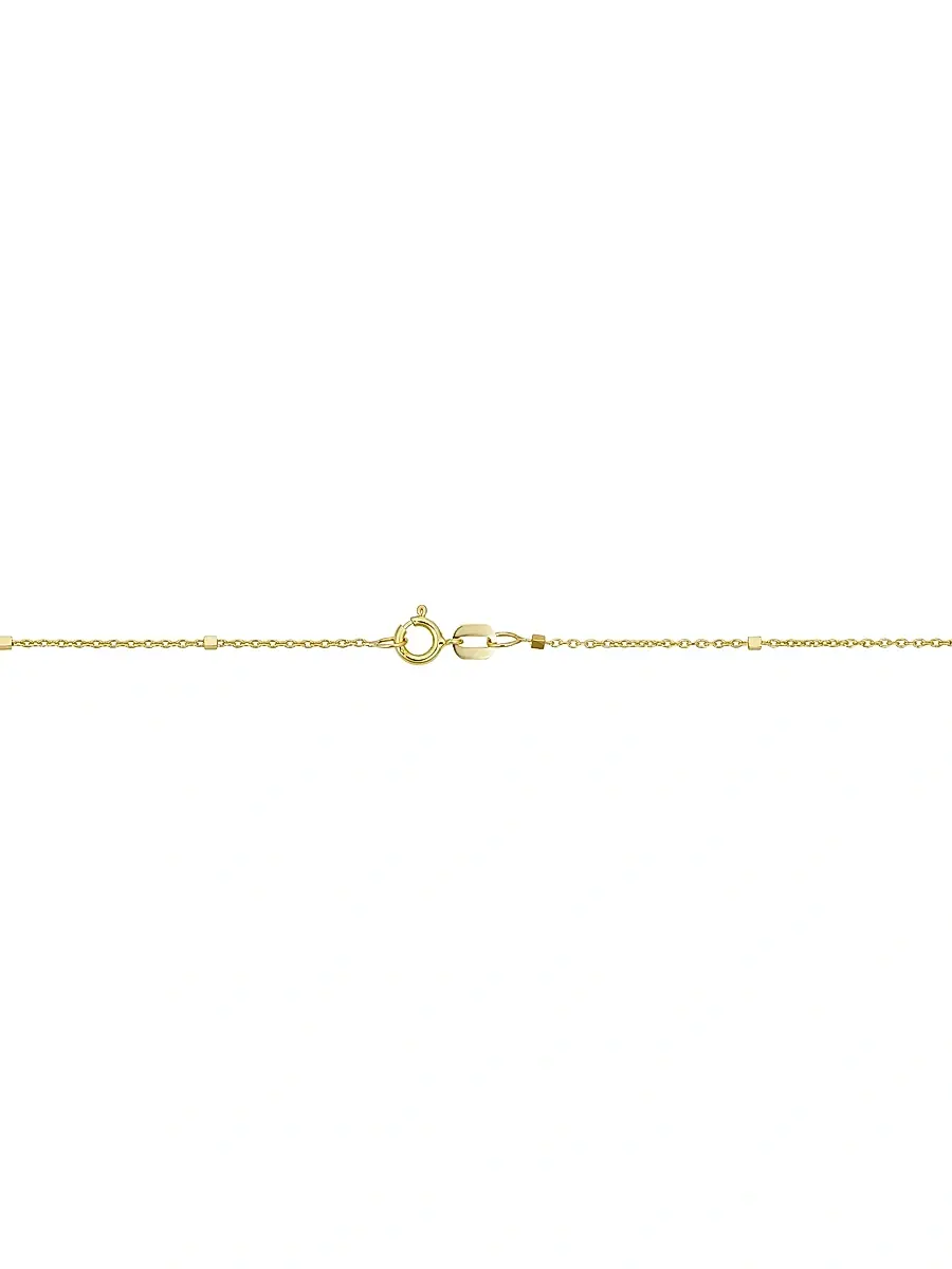 Oradina Women's 14K Yellow Solid Gold Grace Chain Necklace - Yellow Gold | Thumbnail 2