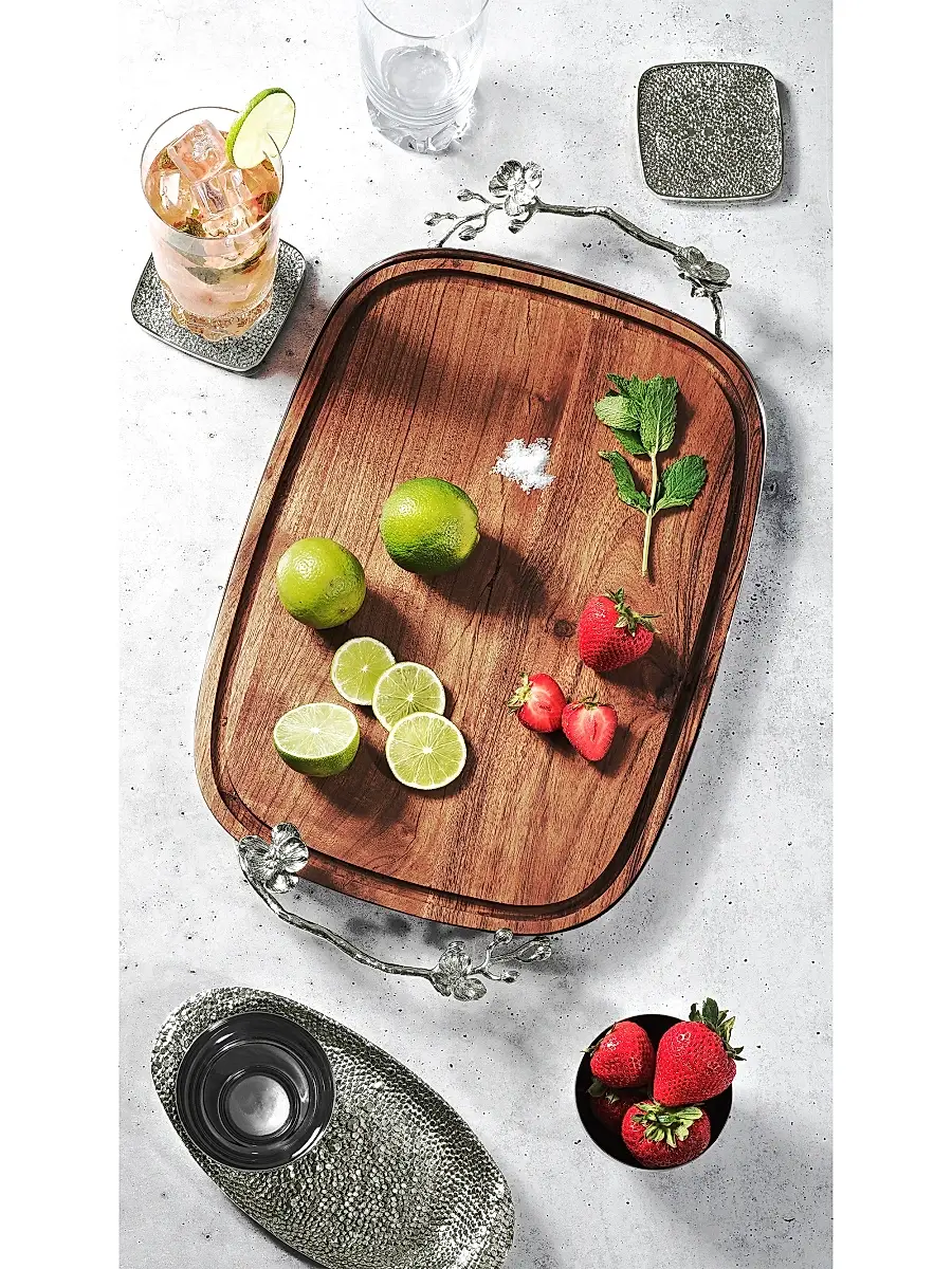 Michael Aram White Orchid Bread Board | Thumbnail 9 Michael Aram White Orchid Bread Board | Thumbnail 9