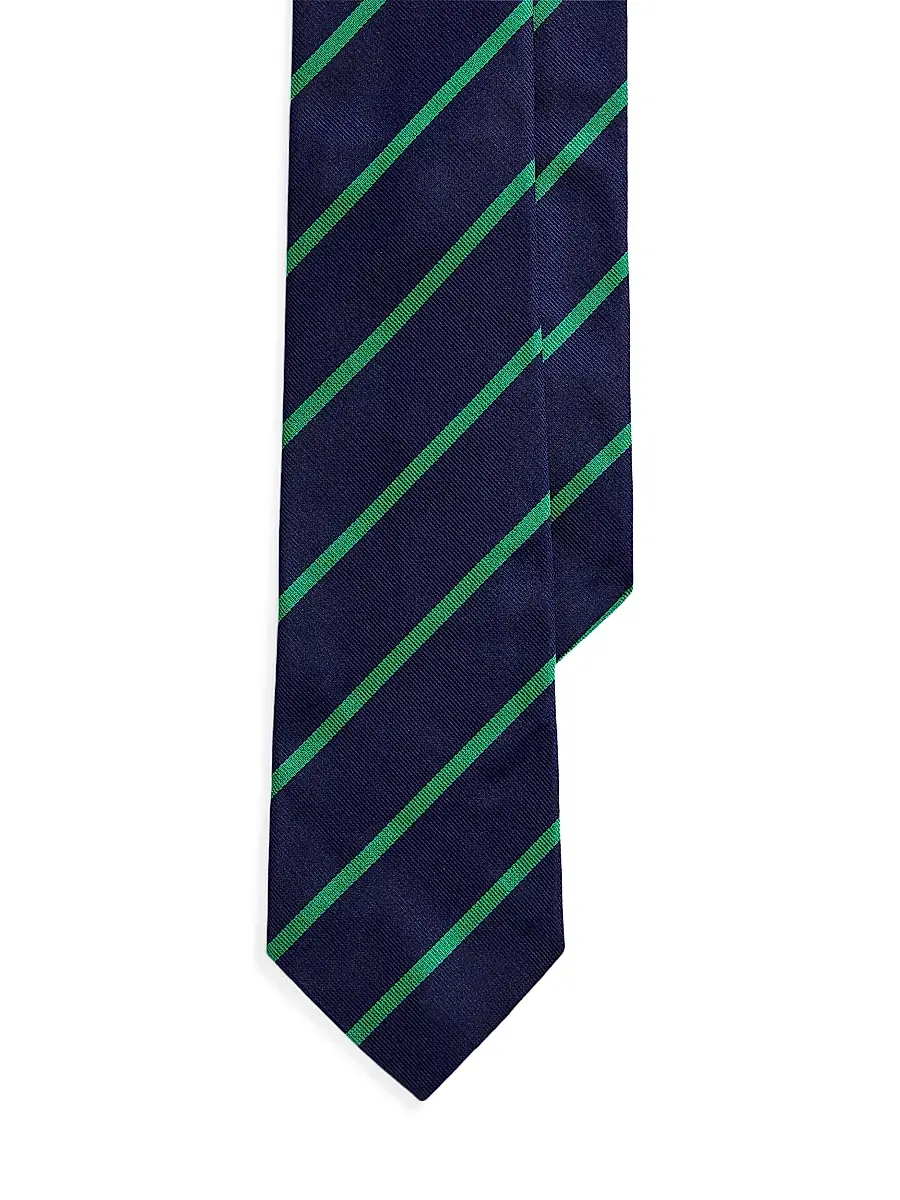 Ralph Lauren Purple Label Men's Striped Silk Tie