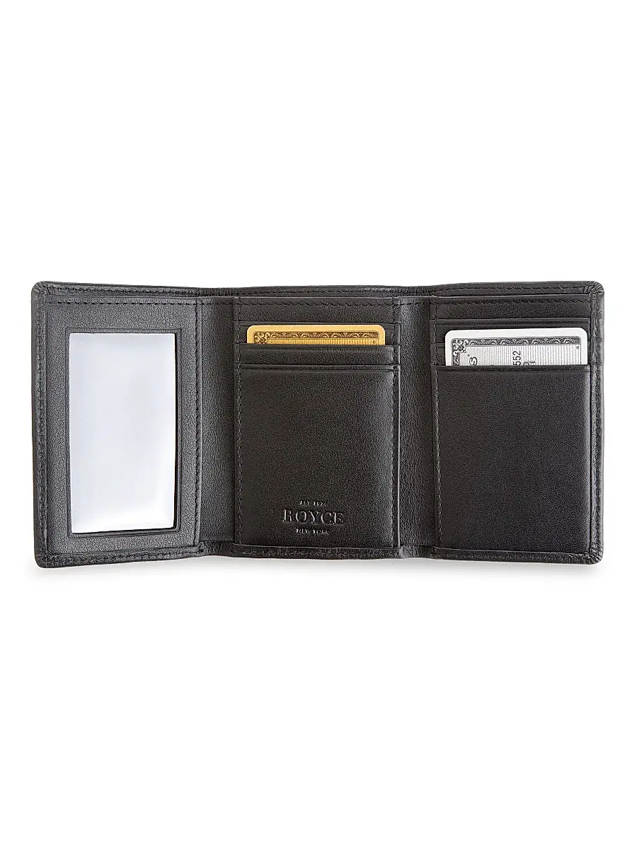 Royce New York Tri-Fold Leather Wallet | Thumbnail 3 Royce New York Tri-Fold Leather Wallet | Thumbnail 3