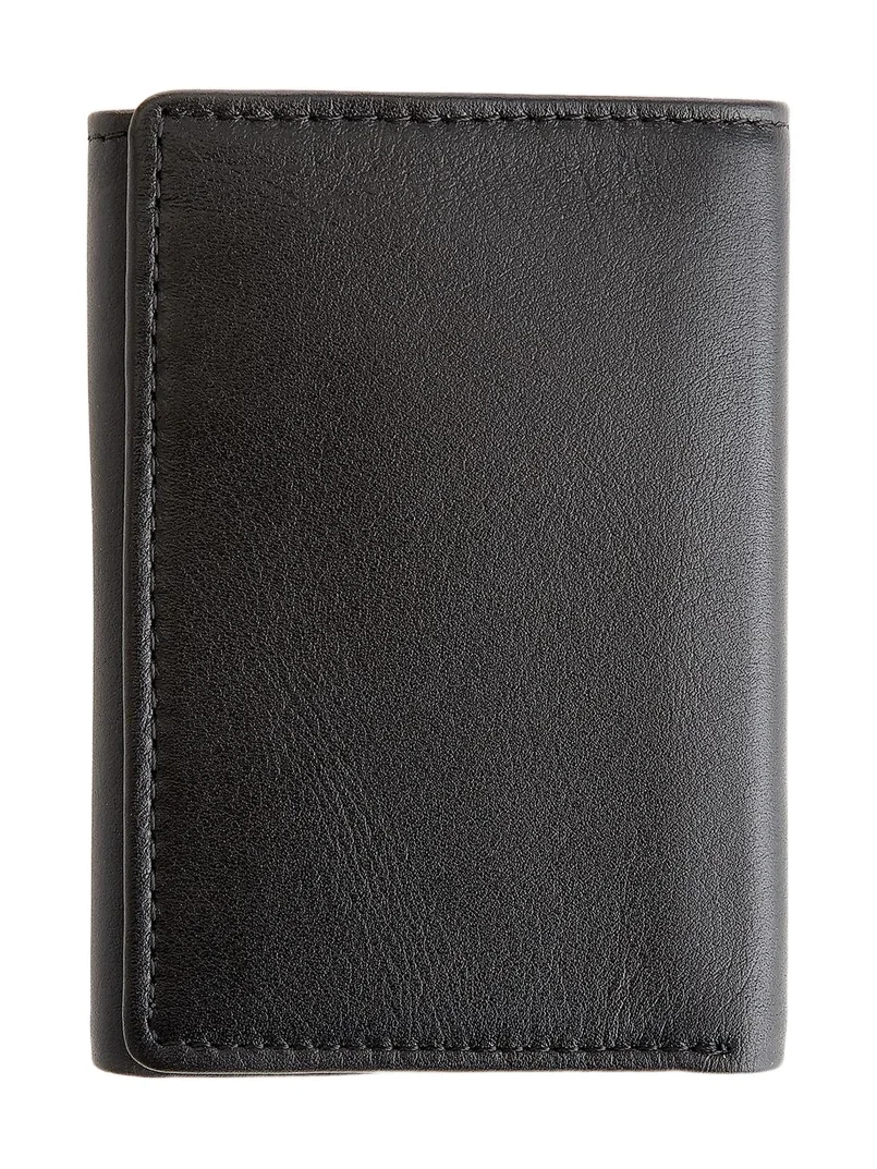 Royce New York Tri-Fold Leather Wallet