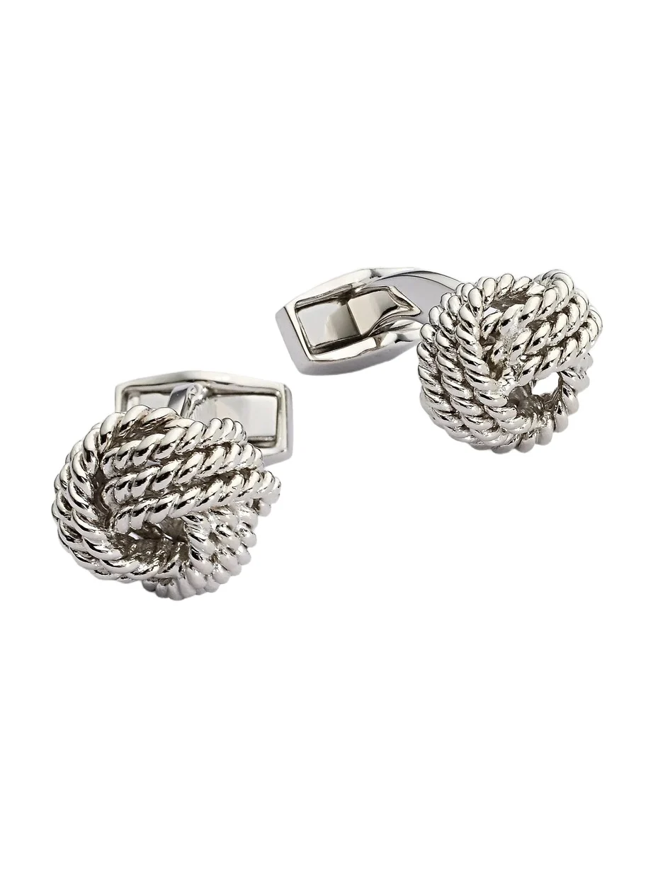 Men's Round Knot Cuff Links Men's Round Knot Cuff Links