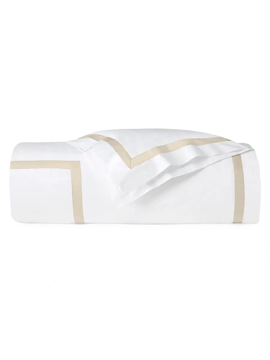 Sferra Estate Duvet & Sham Collection - White Sand | Thumbnail 6