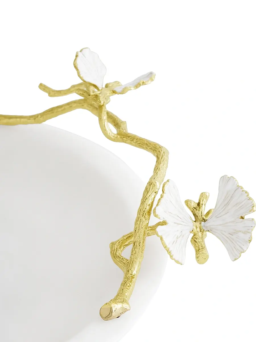 Michael Aram Butterfly Ginkgo Gold Trinket Dish | Thumbnail 4