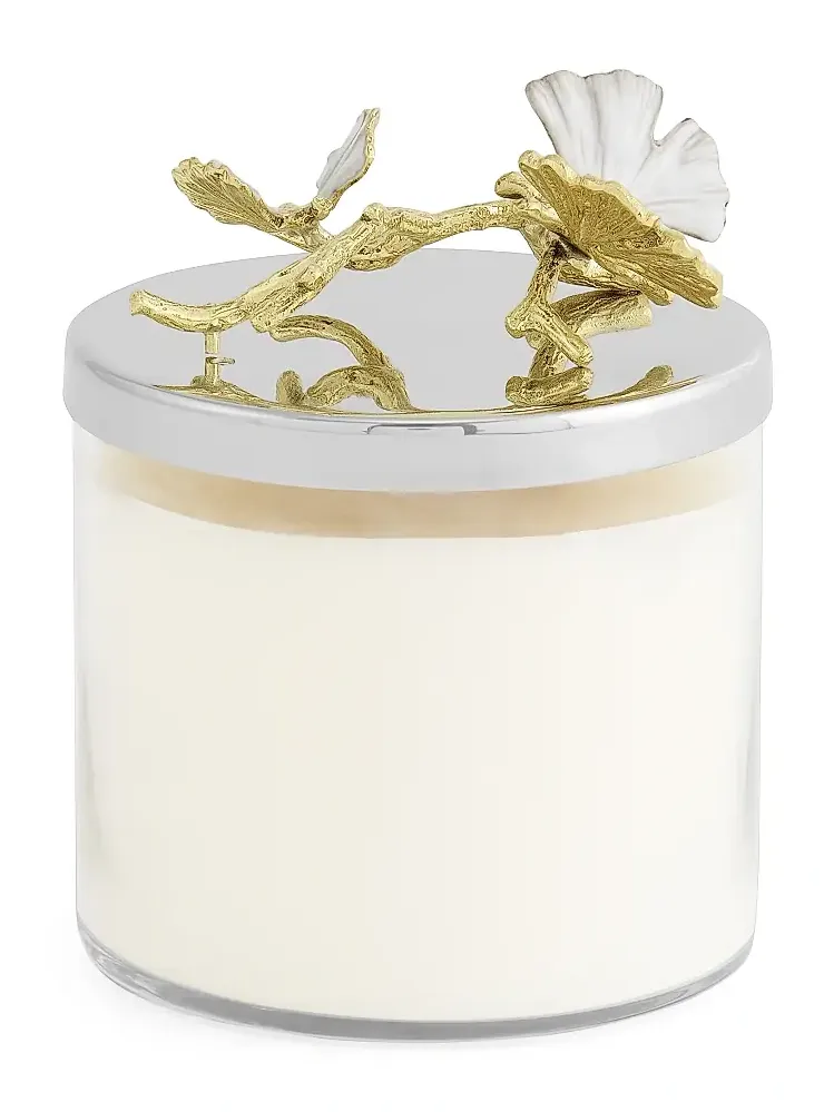 Michael Aram Butterfly Gingko Gold Candle