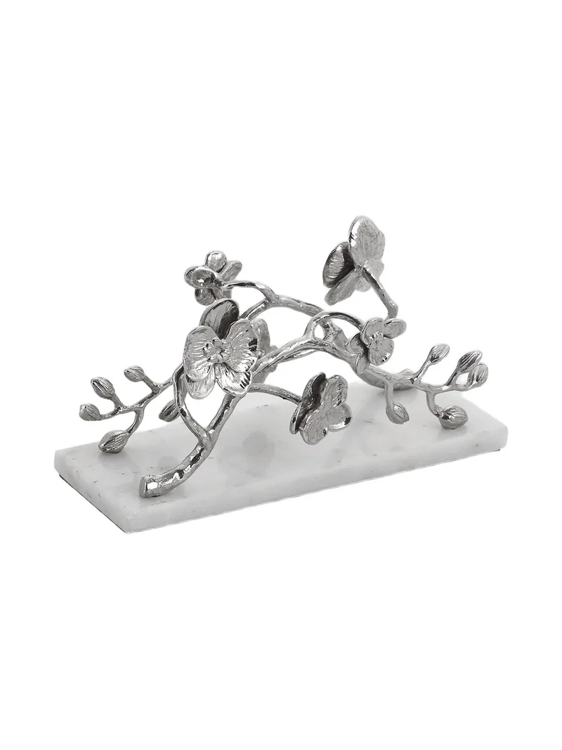 White Orchid Napkin Holder White Orchid Napkin Holder