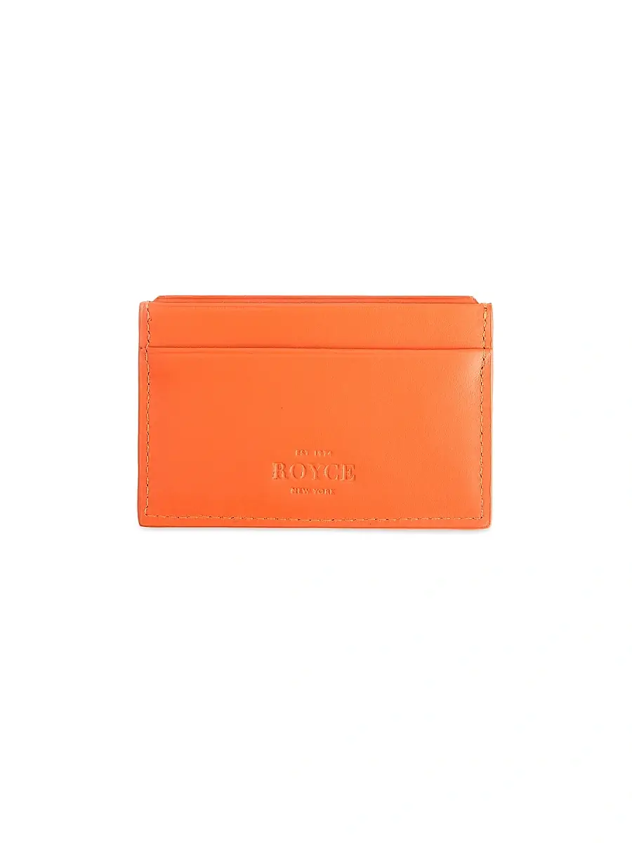 Royce New York Women's RFID Blocking Leather Card Case | Thumbnail 3 Royce New York Women's RFID Blocking Leather Card Case | Thumbnail 3