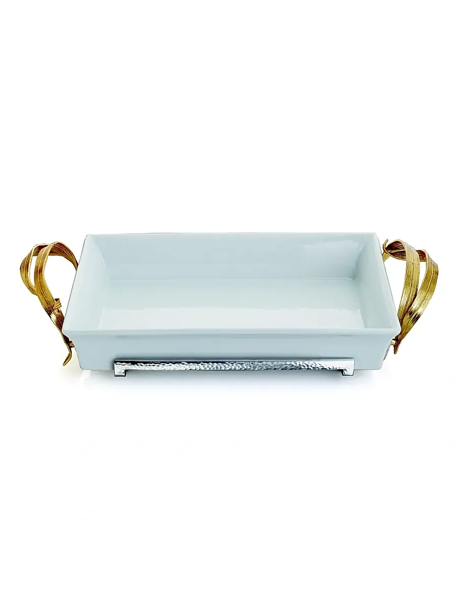 Michael Aram Palm Porcelain Casserole Dish | Thumbnail 2 Michael Aram Palm Porcelain Casserole Dish | Thumbnail 2
