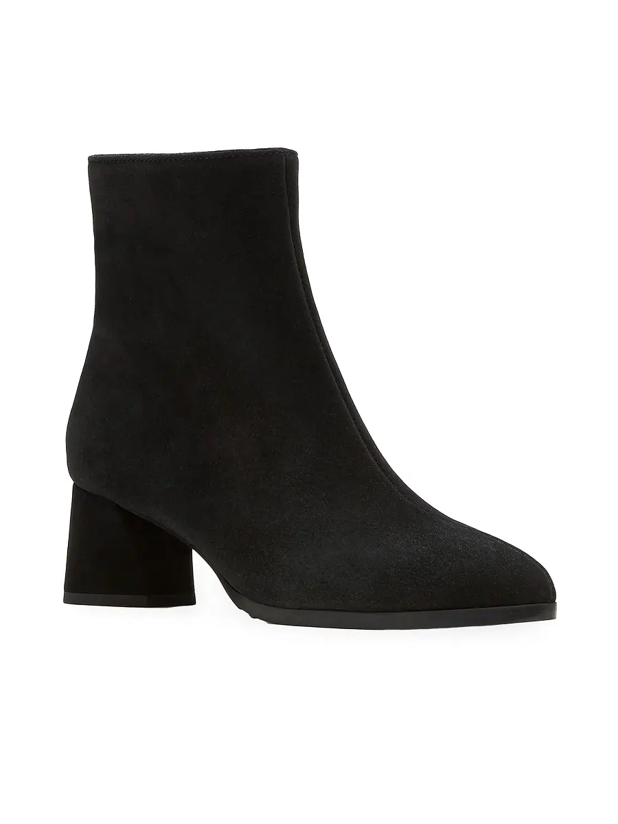 La Canadienne Women's Ann 75MM Leather Booties - Black | Image 1 La Canadienne Women's Ann 75MM Leather Booties - Black | Image 1