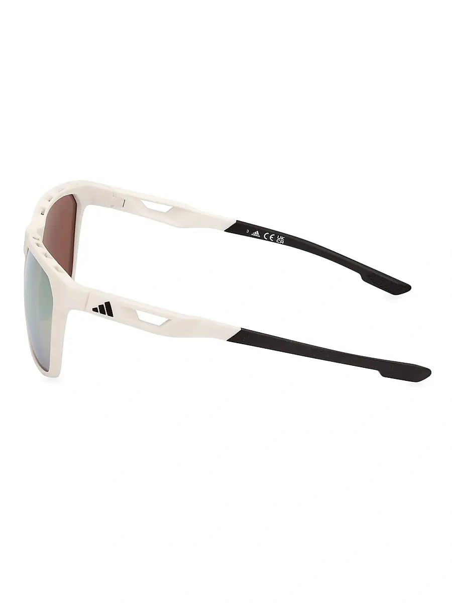 adidas Y-3 Men's 55MM Square Sunglasses | Thumbnail 4